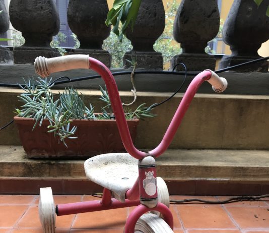 Sul mio terrazzo c’è un triciclo